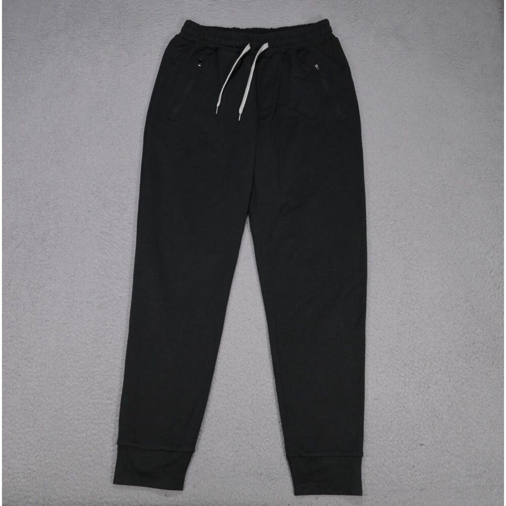 Vuori Ponto Performance Jogger Men's Medium Black Drawstring Travel - Picture 2 of 16